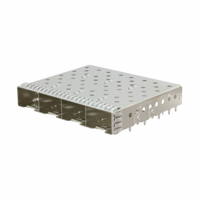 CONN SFP+ CAGE 1X4 PRESS-FIT R/A
