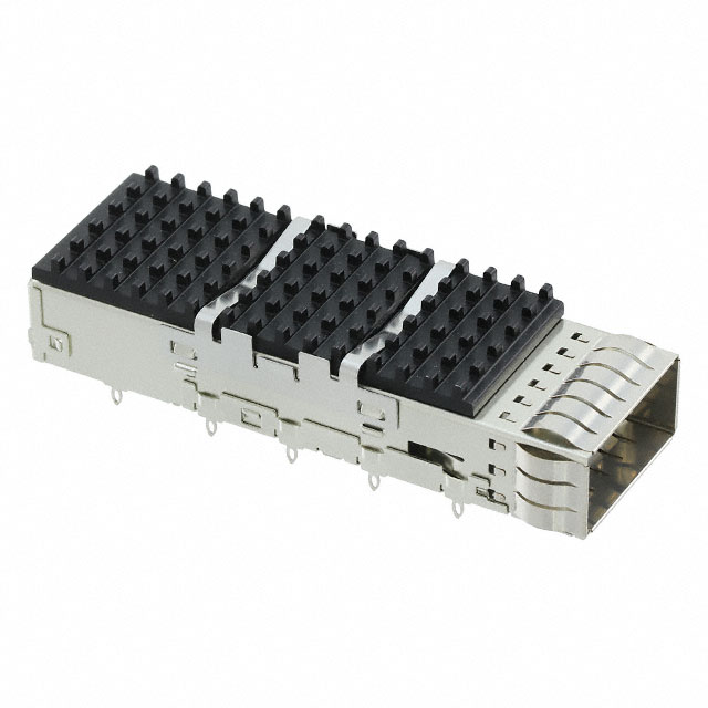 CONN QSFP28 CAGE W/HSINK R/A