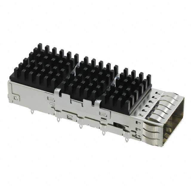 CONN QSFP28 CAGE W/HSINK R/A