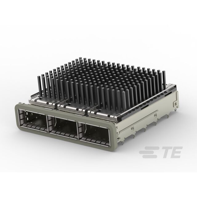 CONN QSFP28 CAGE 1X3 W/HSINK R/A