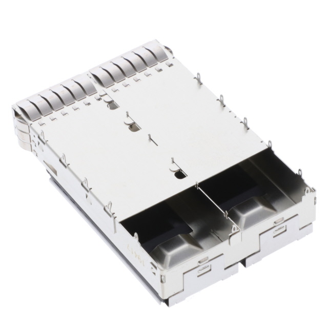 CONN QSFP28 CAGE 1X2 W/HSINK R/A