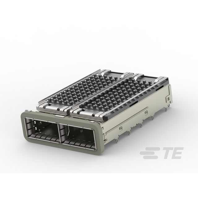 CONN QSFP28 CAGE 1X2 W/HSINK R/A