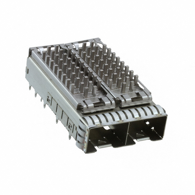 CONN SFP+ CAGE 1X2 W/HSINK R/A