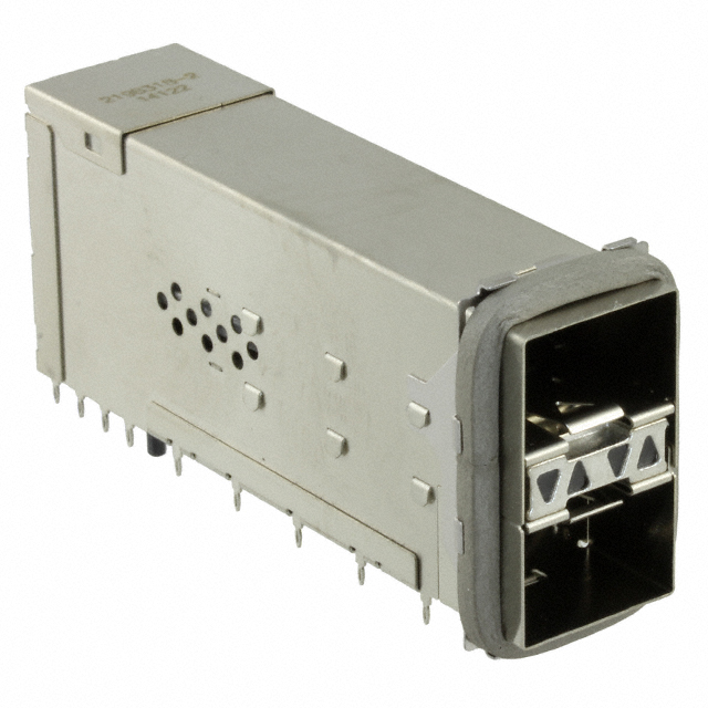 CONN ZSFP+ RCP W/CAGE 2X1 40P RA
