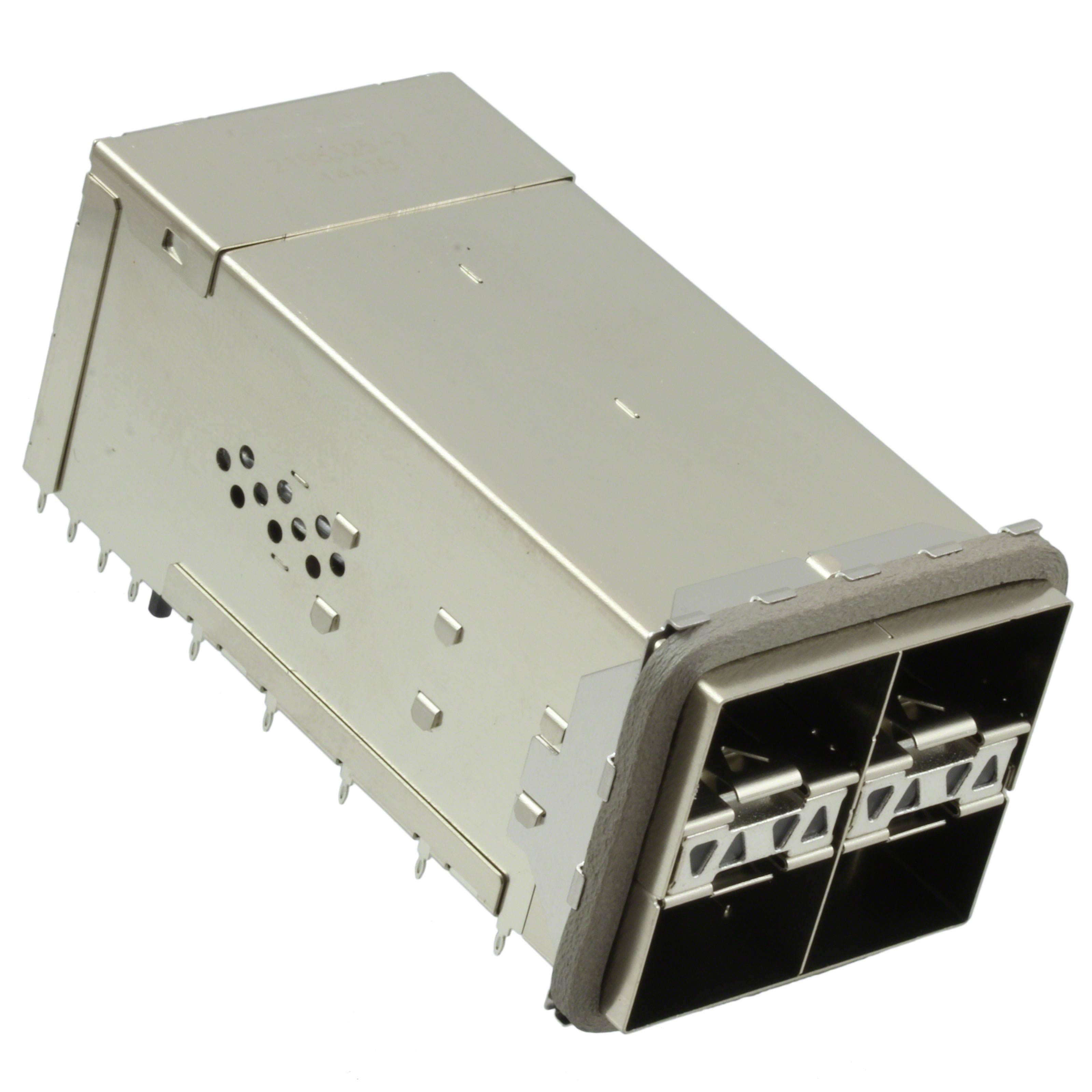 CONN ZSFP+ RCP W/CAGE 2X2 80P RA