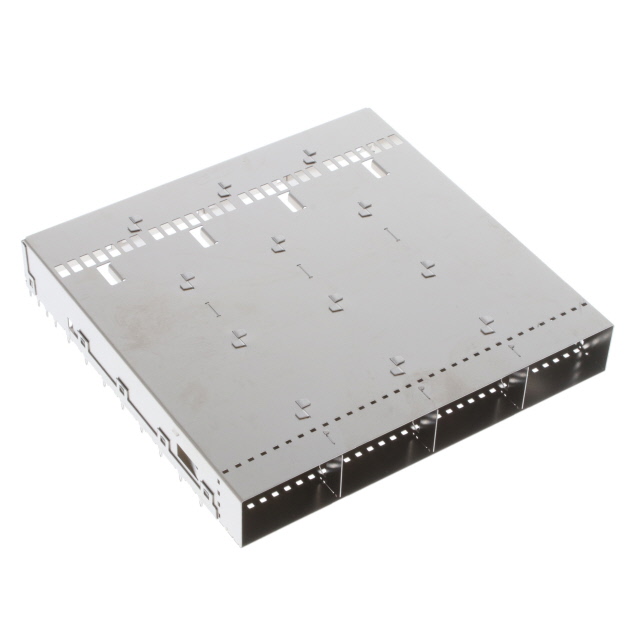 CONN OSFP CAGE 1X4 PRESS-FIT R/A
