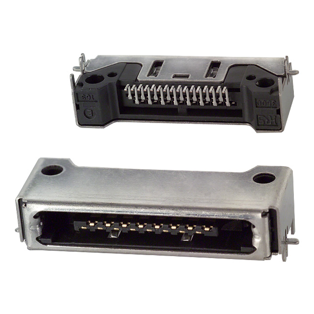 CONN MULTI-PURP RCPT 16P R/A SMD