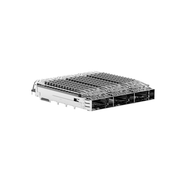 CONN QSFP28 CAGE 1X3 W/HSINK R/A