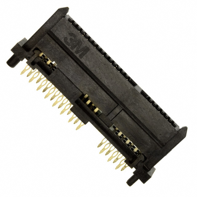 CONN SATA RCPT 22P PRESSFIT PCB