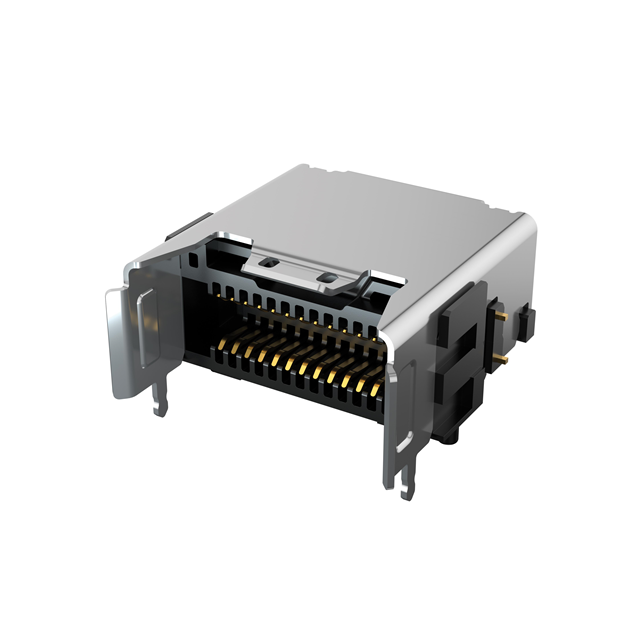 CONN SKT 8PAIR SMD GOLD RA