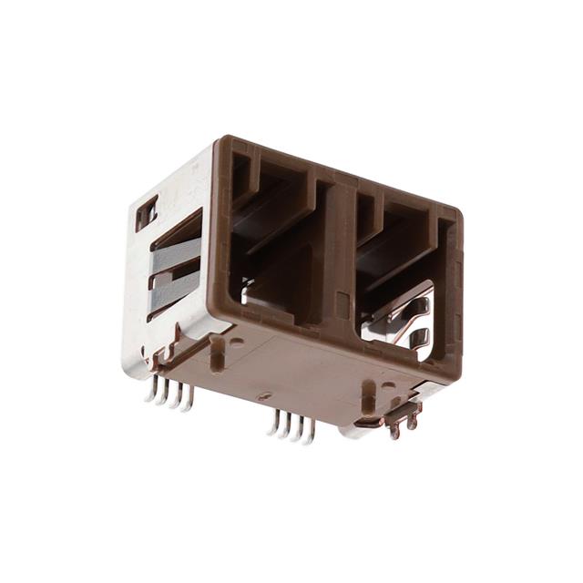 CONN AUTO LAN PLUG 1X2 8P RA SMD