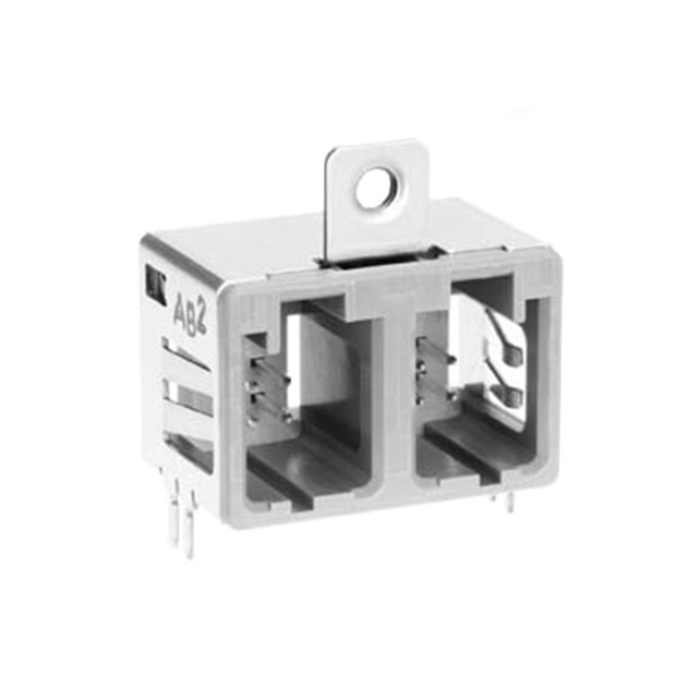 CONN AUTO LAN PLUG 1X2 8P SLD RA