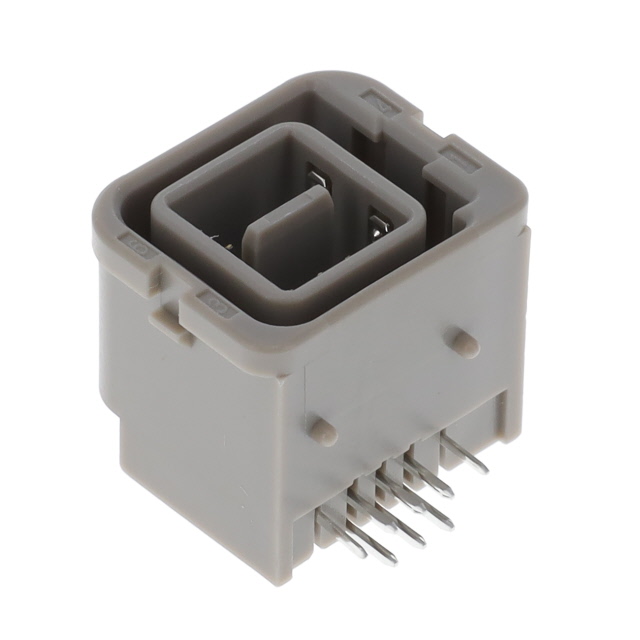 CONN AUTO LAN PLUG 6POS SLD R/A
