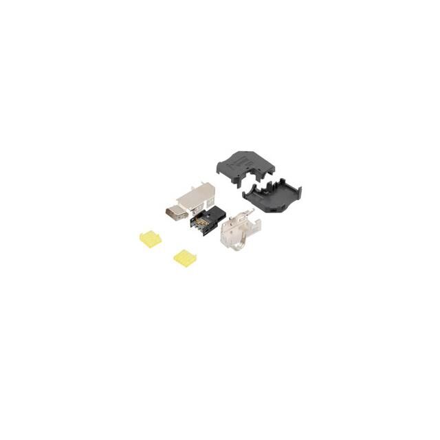 IX PLUG B CRIMP, 24-26AWG, RIGHT