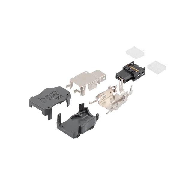 IX INDUSTRIAL PLUG, 10GIG, B KEY