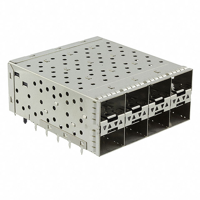 CONN SFP+ RCP W/CAGE 2X4 160P RA
