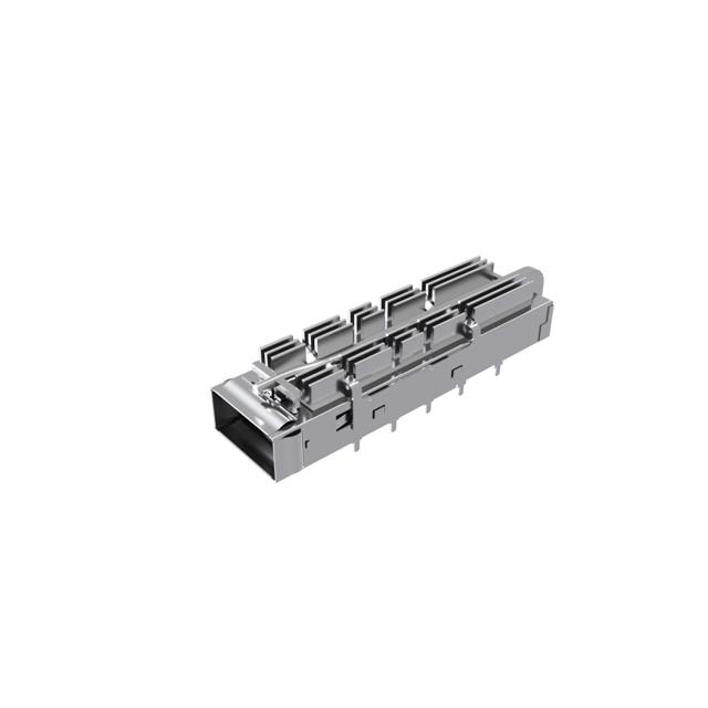 1X1 QSFP-DD CAGE WITH SAN HEIGHT