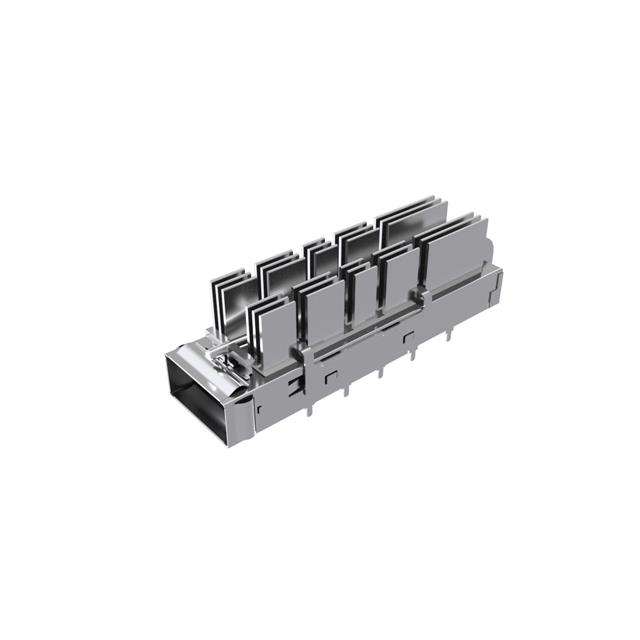 1X1 QSFP-DD CAGE WITH SINGLE LIG