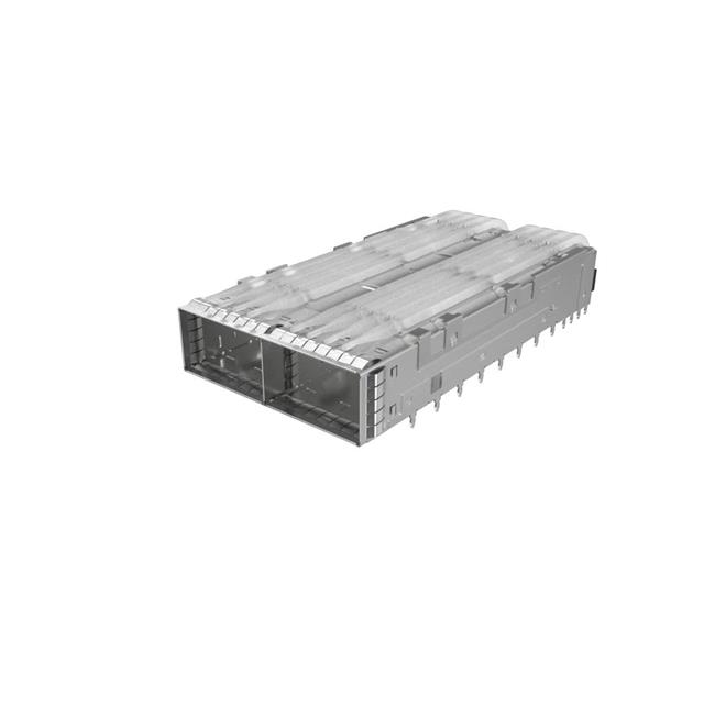 1X2 QSFP CAGE WITH QUAD LIGHT PI