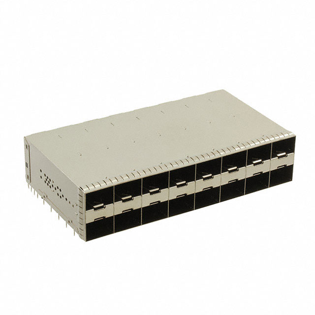 CONN SFP RCPT W/CAGE 2X8 320P RA