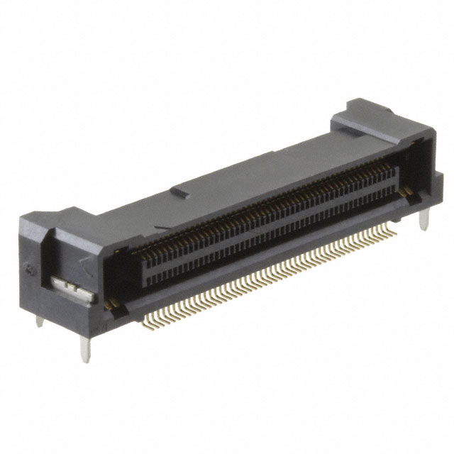 CONN RCPT 100POS R/A SMD GOLD