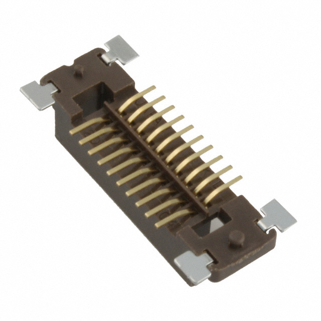 CONN PLUG 20POS SMD GOLD