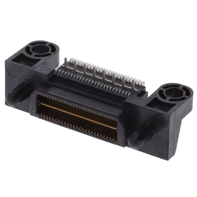 CONN HDR 50POS R/A SMD GOLD