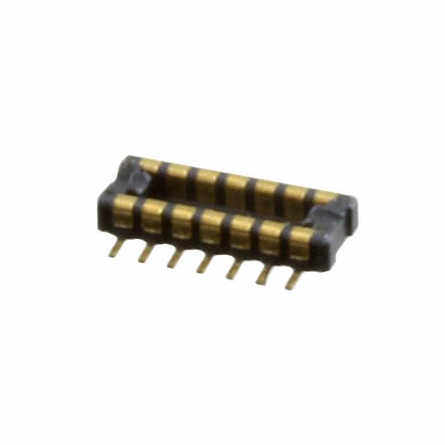 CONN PLUG 10POS SMD GOLD