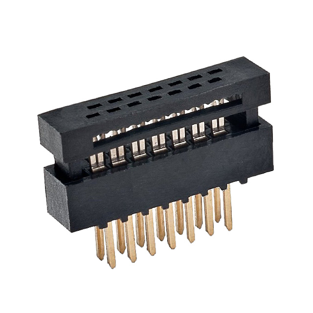 CONN DIP HDR IDC 14P 30AWG VERT