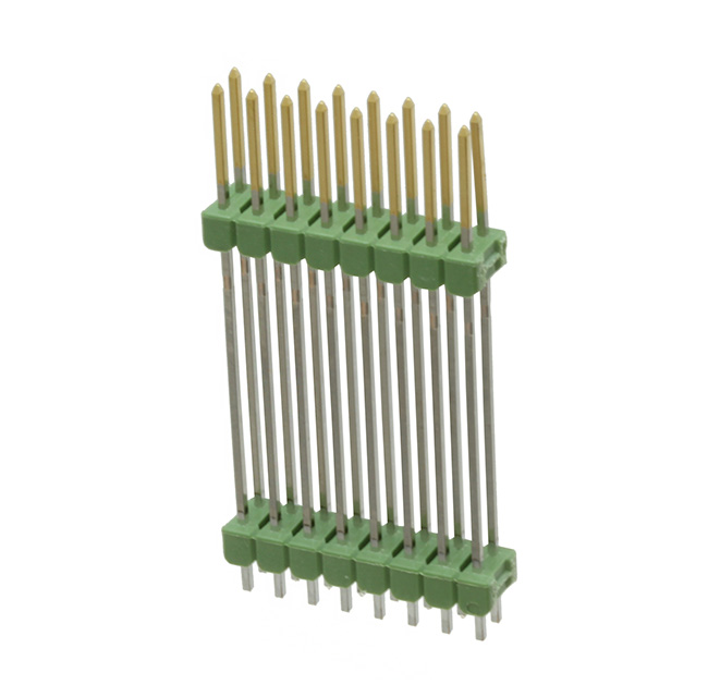 CONN HDR 16POS 0.1 STACK T/H