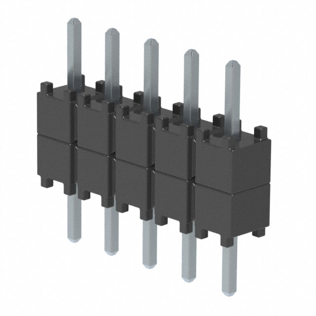 CONN HDR 5POS 0.1 STACK T/H TIN