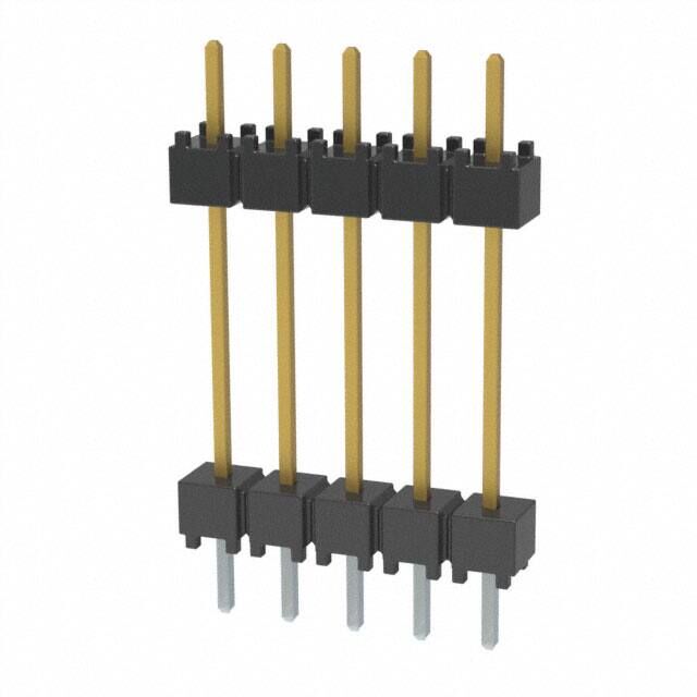 CONN HDR 5POS 0.1 STACK T/H GOLD