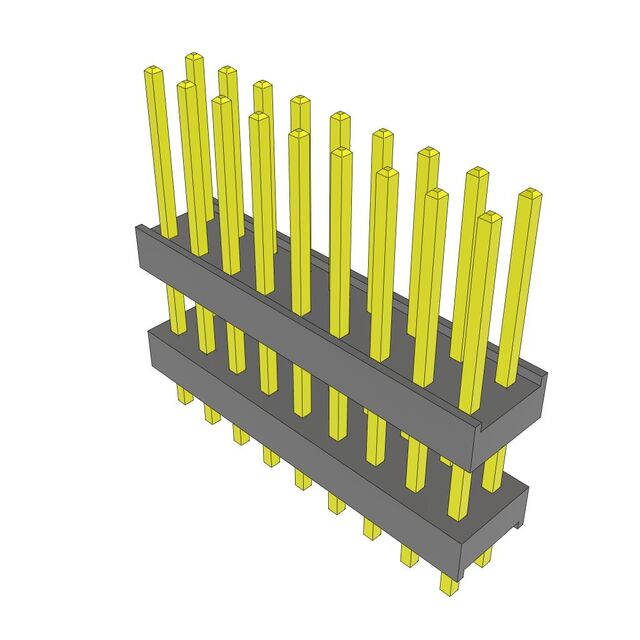 CONN BRD STACK .100" 18POS
