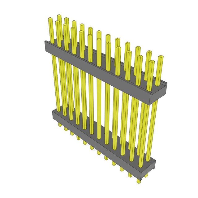 CONN HDR 24POS 0.1 STACK T/H