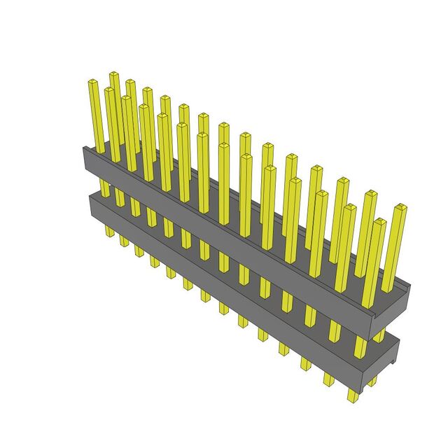 CONN HDR 28POS 0.1 STACK T/H