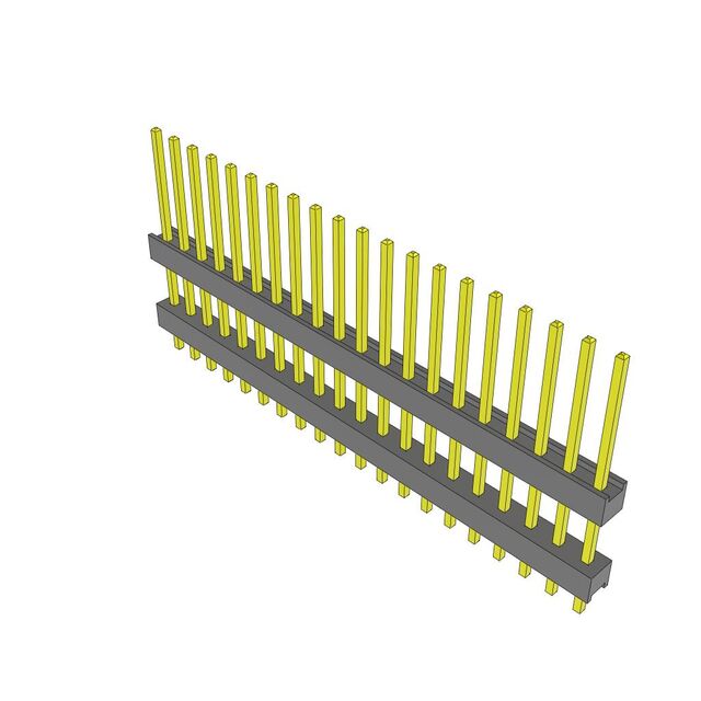 CONN HDR 20POS 0.1 STACK T/H