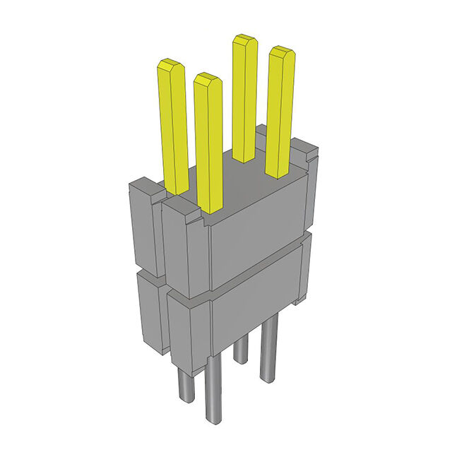 CONN HDR 4POS 0.05 STACK T/H