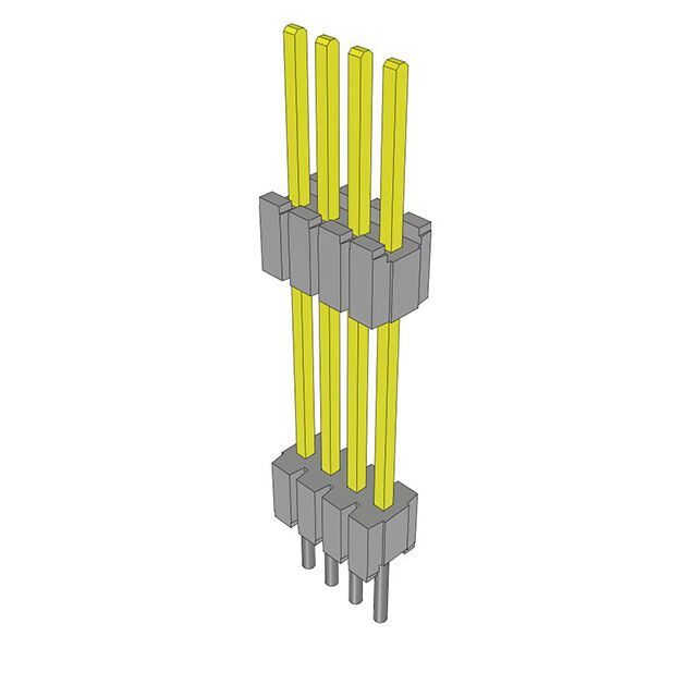 CONN HDR 4POS 0.05 STACK T/H