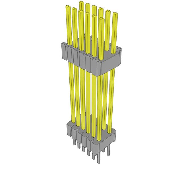 CONN BRD STACK .050" 12POS