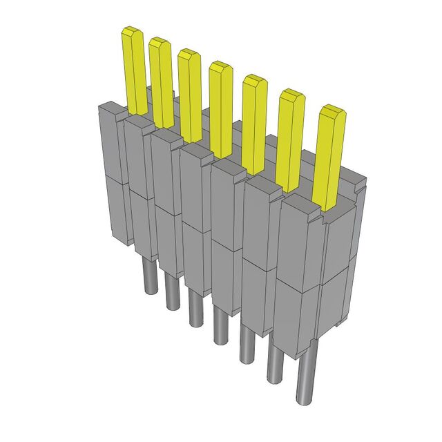 CONN HDR 7POS 0.05 STACK T/H