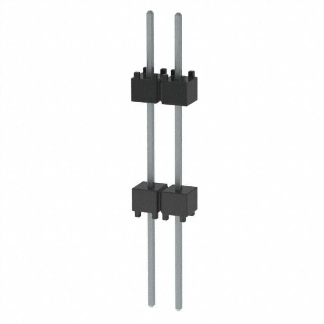 CONN HDR 2POS 0.1 STACK T/H TIN