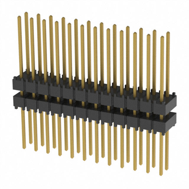 CONN HDR 24POS 0.1 STACK T/H