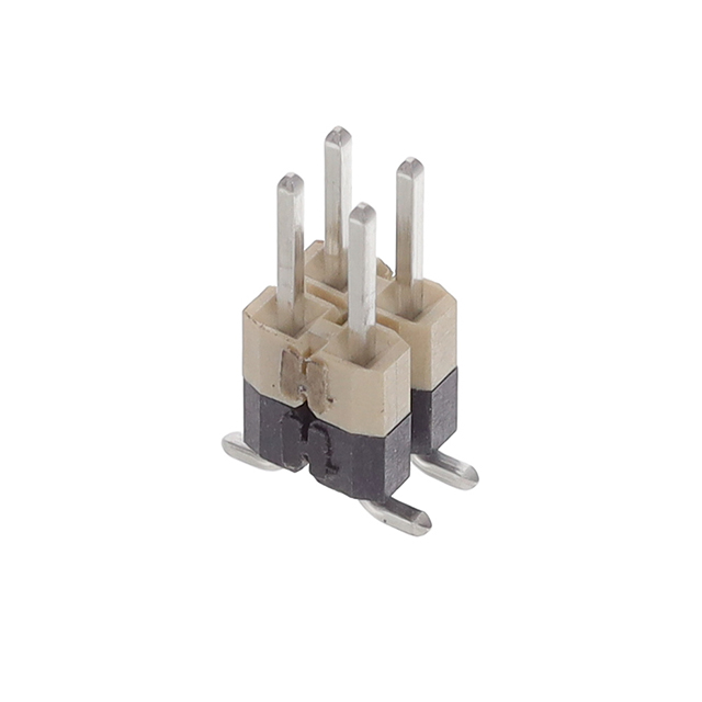CONN HDR 4POS 0.1 STACK SMD TIN