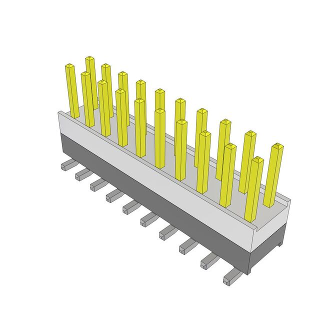 CONN HDR 20POS 0.1 STACK SMD