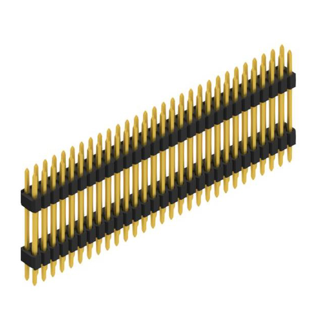 TWO ROWS,  0.4 MM; PITCH 1.
