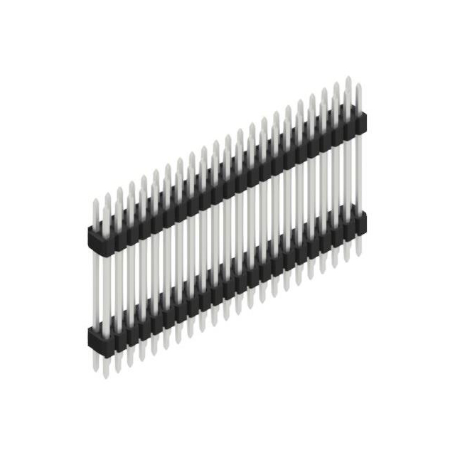 TWO ROWS,  0.4 MM; PITCH 1.