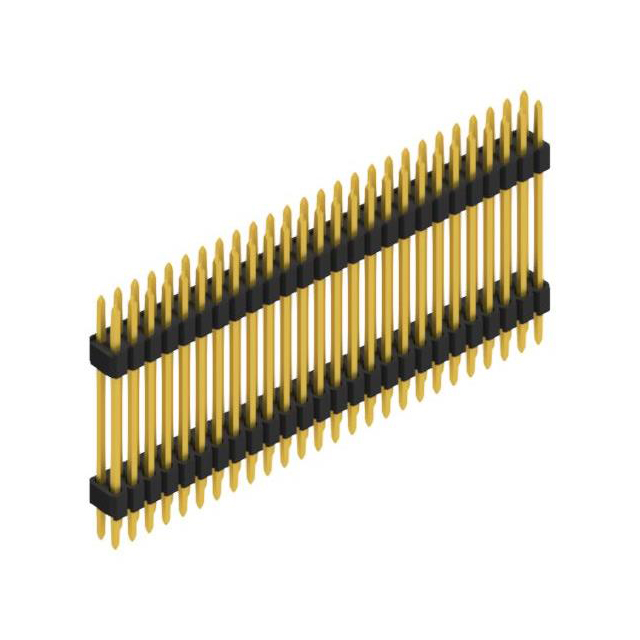 TWO ROWS,  0.4 MM; PITCH 1.