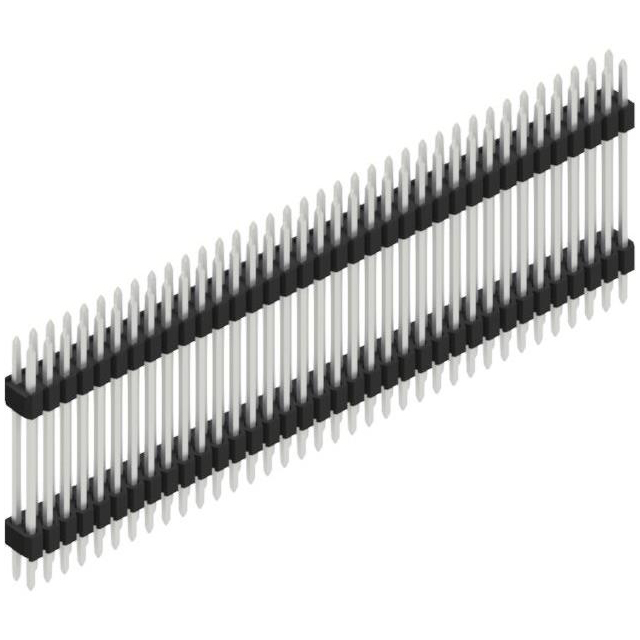 TWO ROWS,  0.4 MM; PITCH 1.