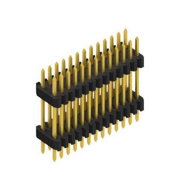 TWO ROWS,  0.4 MM; PITCH 1.