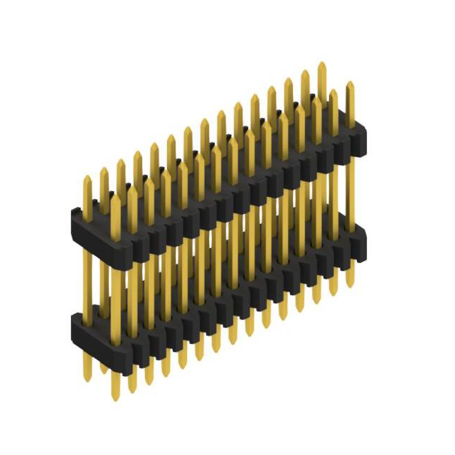 TWO ROWS,  0.4 MM; PITCH 1.